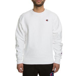 Champion White Crew Neck Sweatshirt 